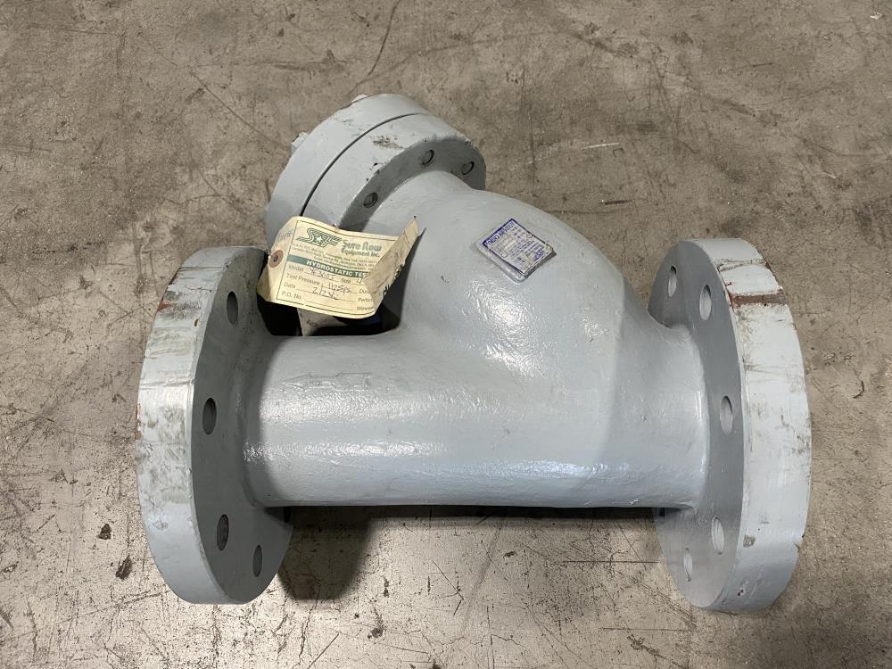 Sure Flow 4" 300# WCB Wye Y-Strainer YF300J